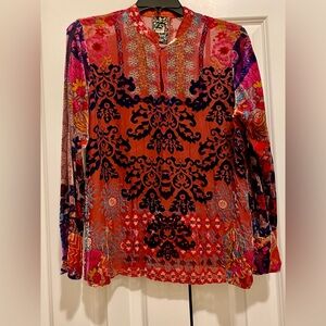 Johnny Was - Syriah Burnout Enta Blouse